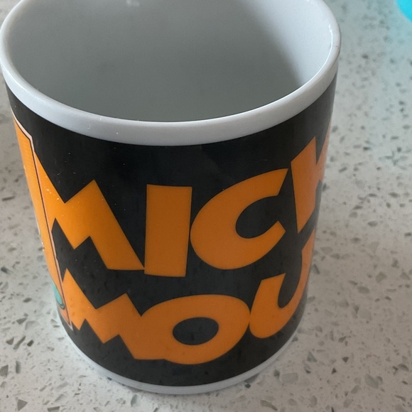 Disney Mickey Mouse Mug - Black, Orange, and Red - Picture 2 of 3